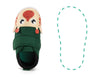 Giraffe Squeaky Single Shoes | Green ikiki® Shoes Size 3 Left Shoe Only 