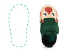 Giraffe Squeaky Single Shoes | Green ikiki® Shoes Size 3 Right Shoe Only 