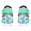 Glacial Refraction Squeakerless Toddler Shoes | Teal/Gray