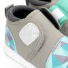 Glacial Refraction Squeakerless Toddler Shoes | Teal/Gray