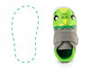 Fierce Dragon Squeaky Single Shoes | Green ikiki® Shoes 3 Green Right Shoe Only