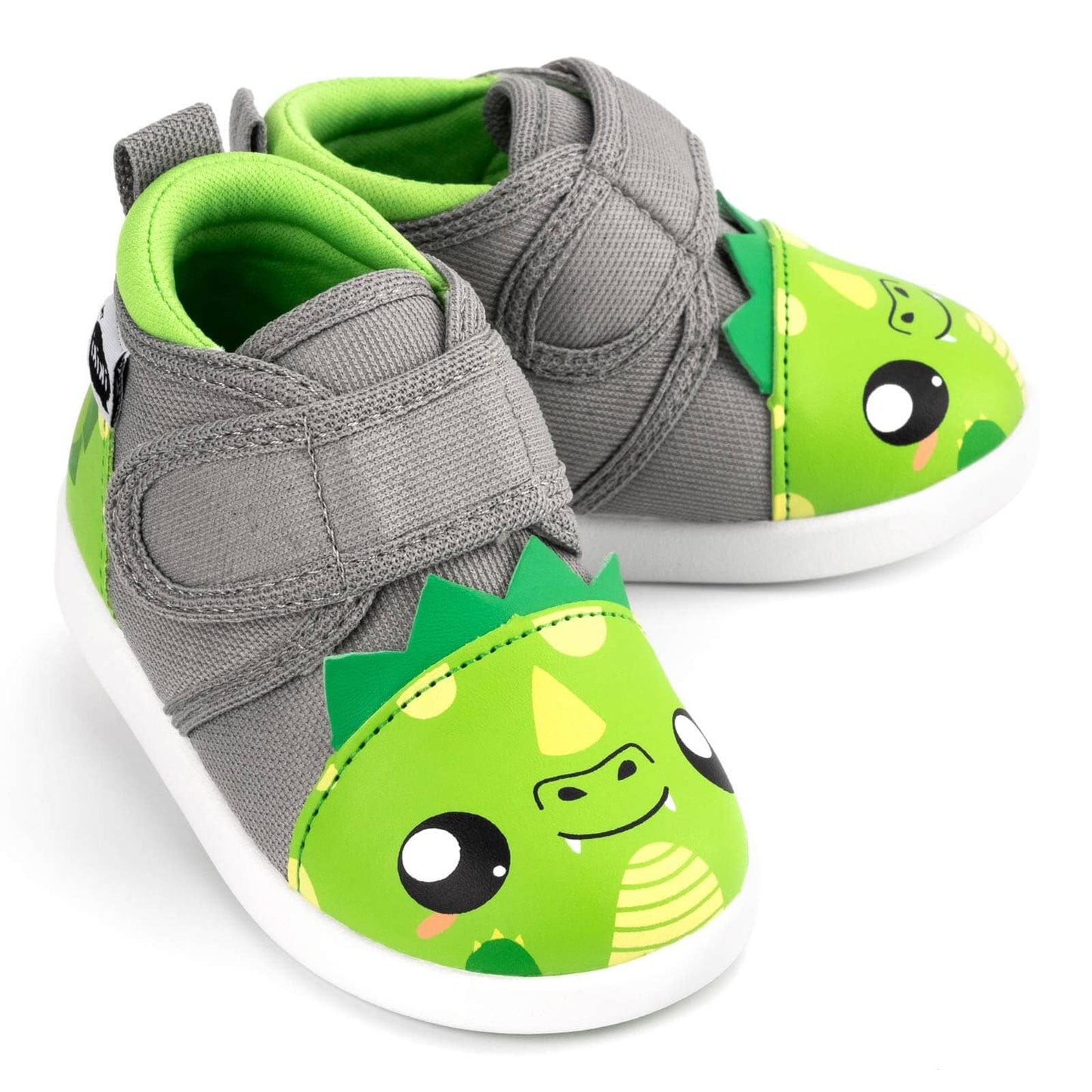 Fierce Dragon Squeaky Toddler Shoes | Green Squeaky Shoes ikiki® Shoes Size 4 