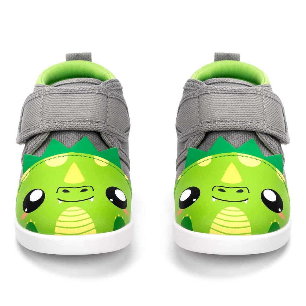 Fierce Dragon Squeaky Toddler Shoes | Green Squeaky Shoes ikiki® Shoes 