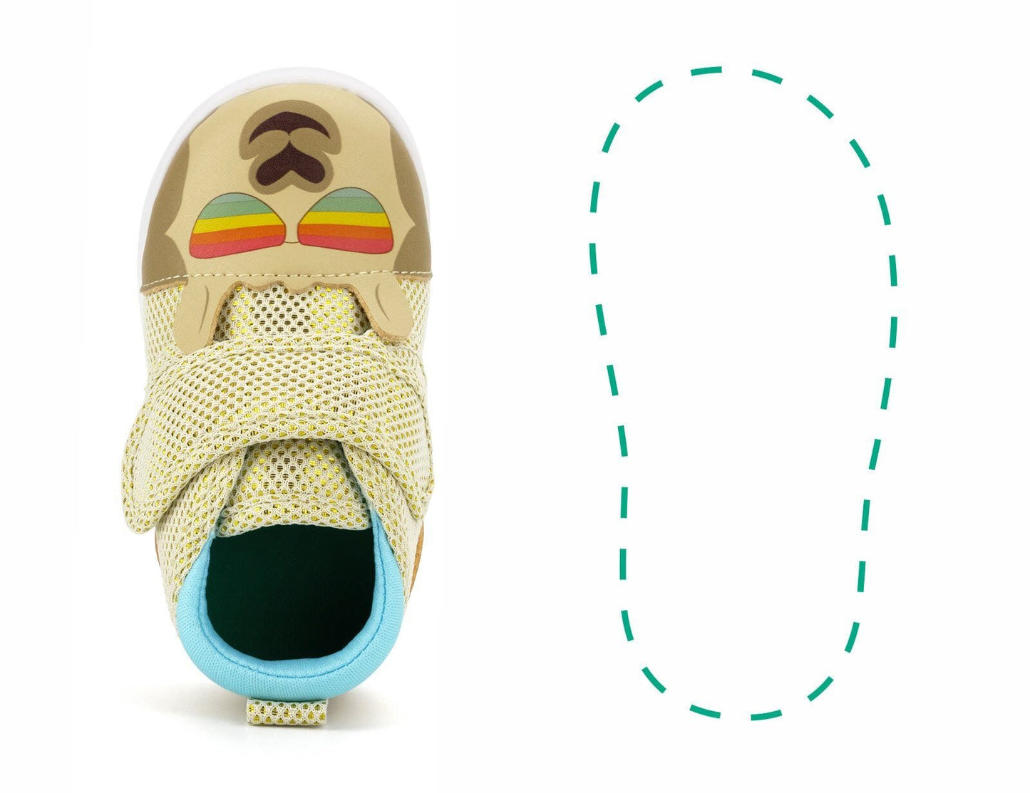 Cool Llama Squeaky Single Shoes | Sparkly Gold Shoes ikiki® Shoes Size 3 Gold Left Shoe Only