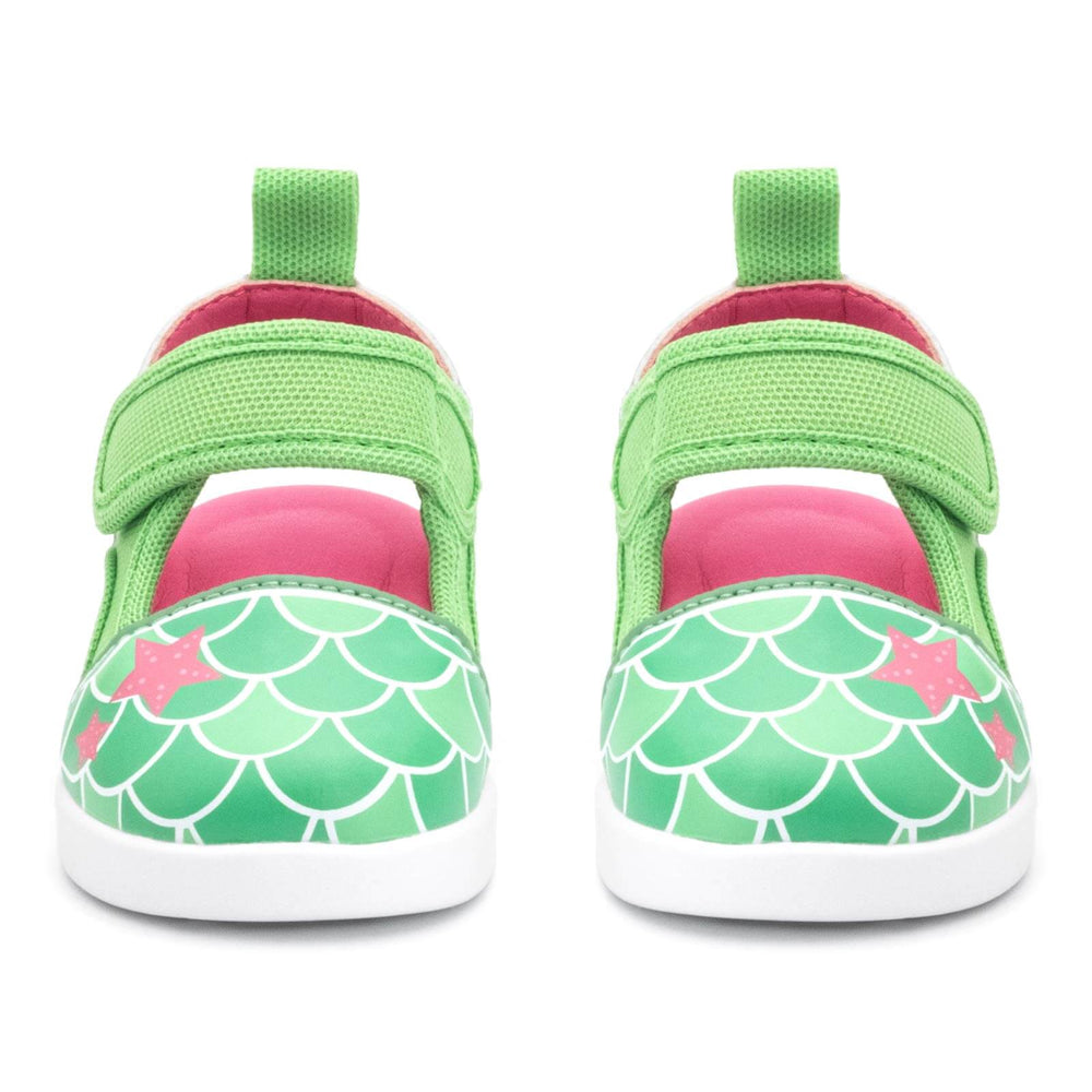 
                  
                    Mermaid Squeaky Toddler Sandals | Green
                  
                