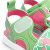 Mermaid Squeaky Toddler Sandals | Green