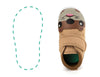 Otter Squeaky Single Shoes | Brown ikiki® Shoes 3 Brown Right Shoe Only
