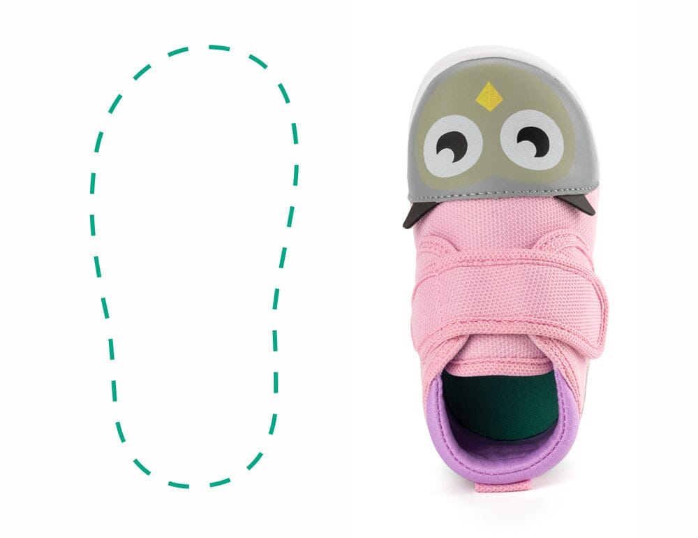 Owl Squeaky Single Shoes | Pink ikiki® Shoes Size 3 Right Shoe Only 