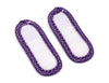 ikiki Hippo Strap Extender | Sparkly Purple ikiki® Shoes 