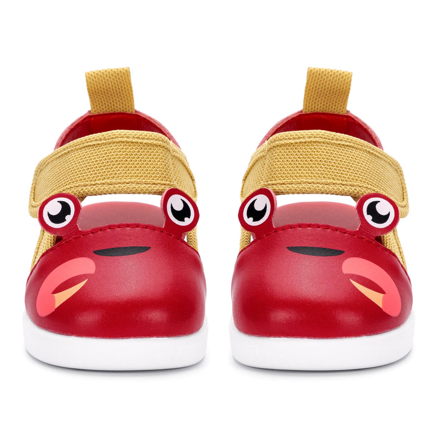 
                  
                    Crab Squeakerless Sandals  | Red/Tan
                  
                