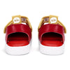 Crab Squeakerless Toddler Sandals  | Red/Tan
