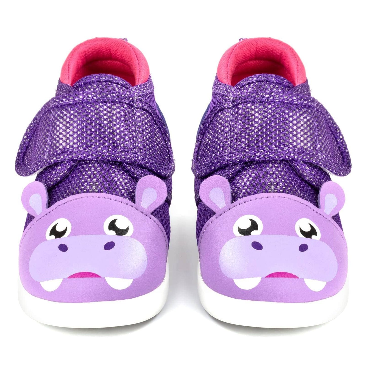 Hippo Squeaky Toddler Shoes | Sparkly Purple Squeaky Shoes ikiki® Shoes 