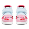 Cute Pig Squeaky Toddler Shoes  | Pink/Blue