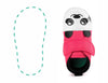 Panda Bear Squeaky Single Shoes | Dark Pink ikiki® Shoes 3 Pink Right Shoe Only