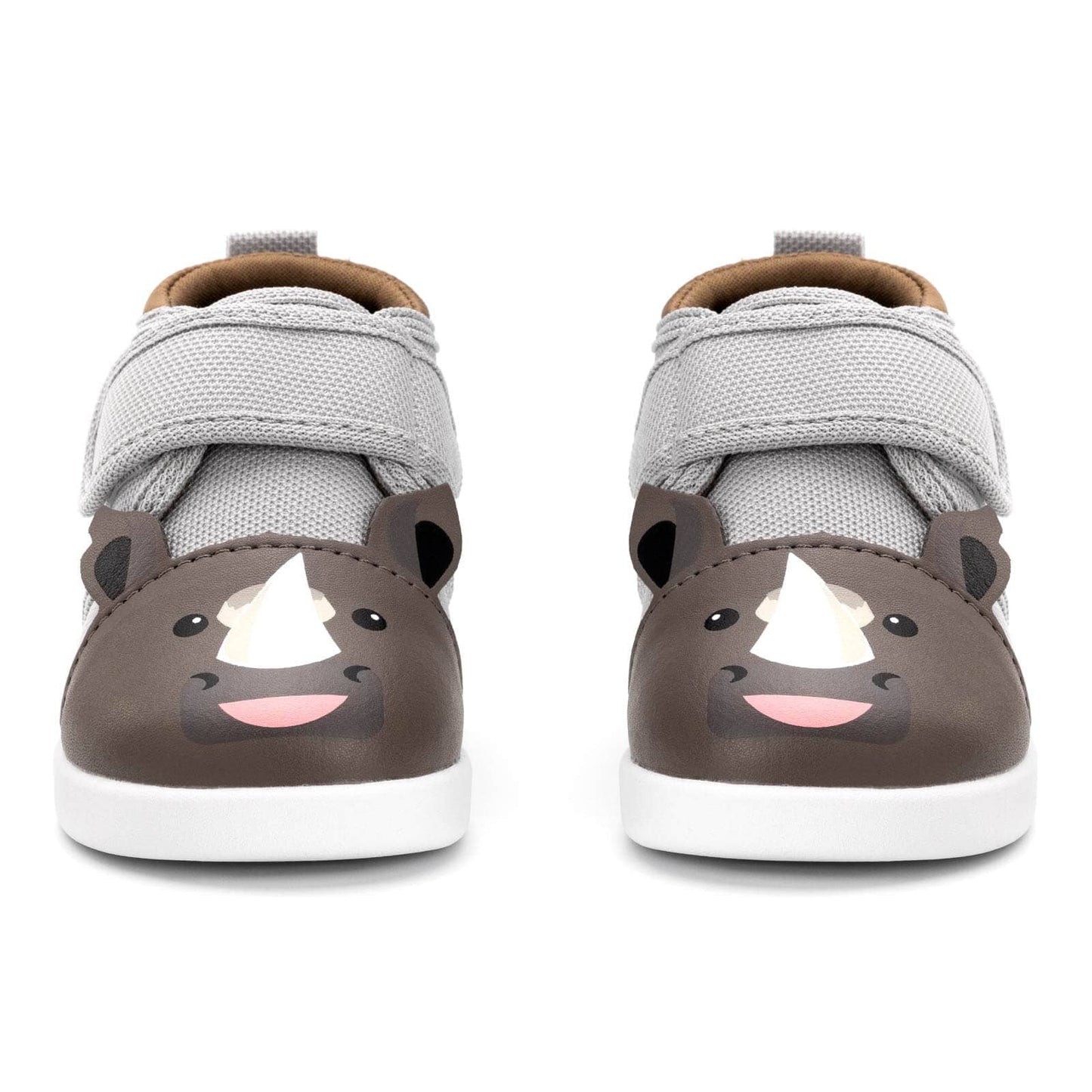 Rhino Squeaky Toddler Shoes | Gray Squeaky Shoes ikiki® Shoes 