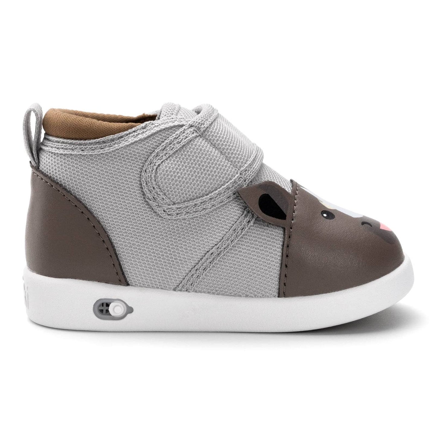 Rhino Squeaky Toddler Shoes | Gray Squeaky Shoes ikiki® Shoes 