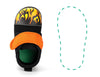 Scorching Hotrod Squeakerless Single Shoes | Black Flame Pattern ikiki® Shoes 3 Black Left Shoe Only