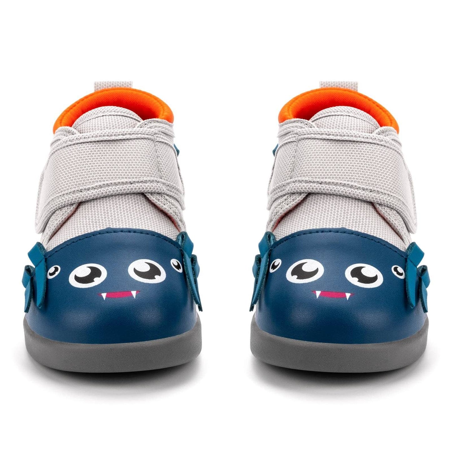 Spider Squeaky Toddler Shoes | Blue/Gray Squeaky Shoes ikiki® Shoes 