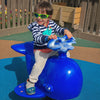 Spider Squeaky Toddler Shoes | Blue/Gray