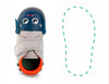 Spider Squeaky Single Shoes | Blue/Gray ikiki® Shoes 3 Grey Left Shoe Only