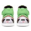 Sloth Squeaky Toddler Shoes | Green/Brown