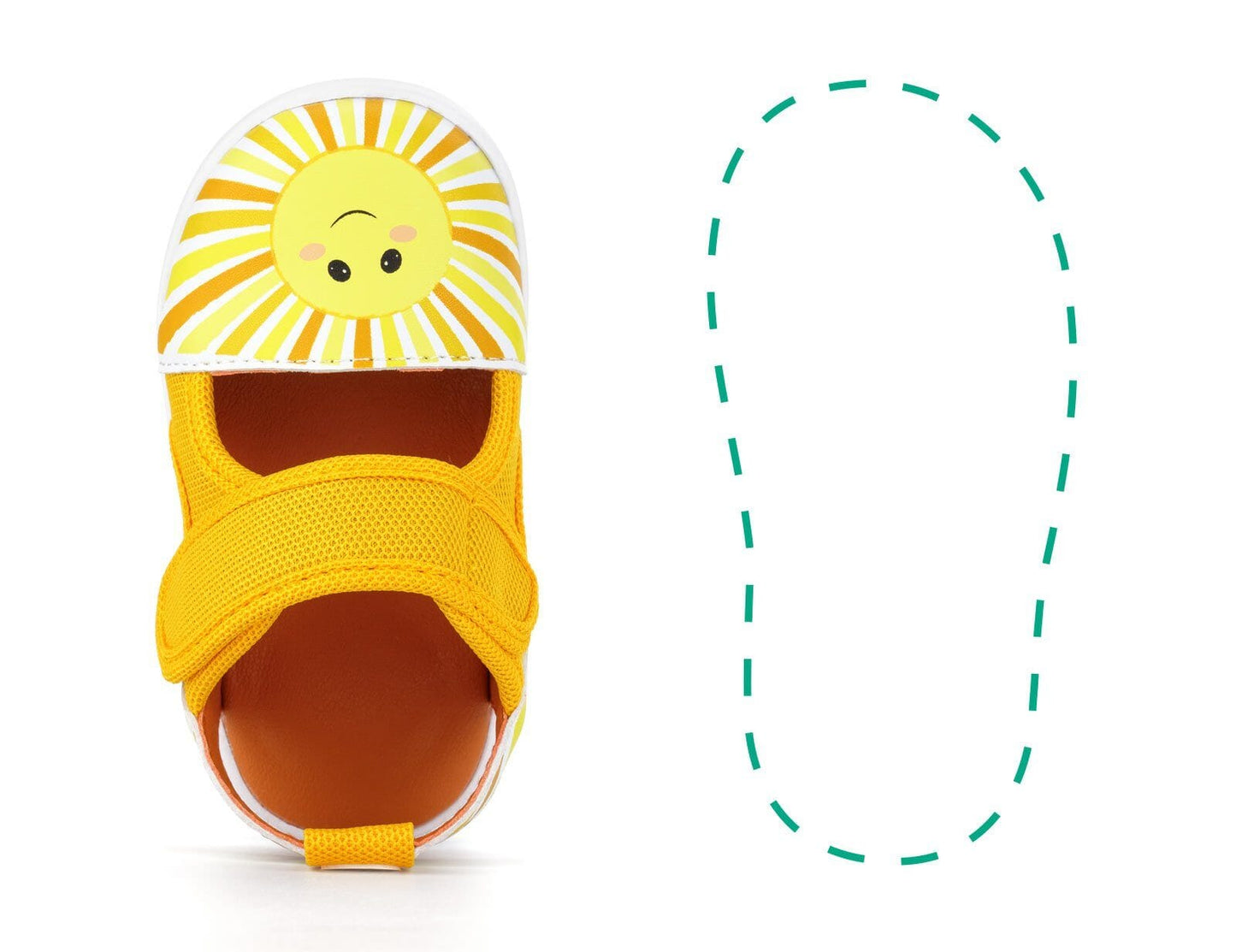 Sunshine Squeaky Single Sandals | Yellow Shoes ikiki® Shoes Size 3 Yellow Left Sandal Only