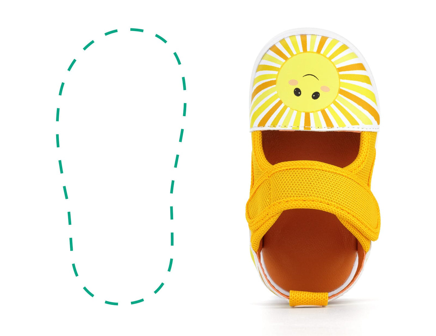 Sunshine Squeaky Single Sandals | Yellow Shoes ikiki® Shoes Size 3 Yellow Right Sandal Only