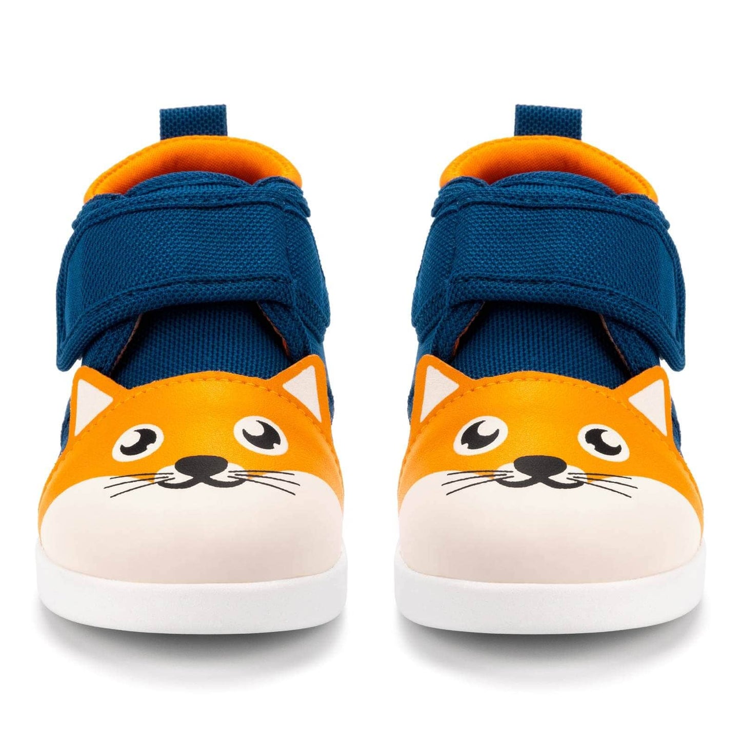Fox Squeaky Toddler Shoes | Deep Blue Squeaky Shoes ikiki® Shoes 