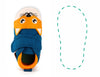 Fox Squeaky Single Shoes | Deep Blue ikiki® Shoes 3 Blue Left Shoe Only