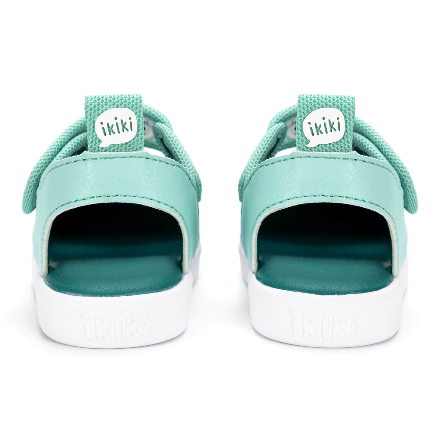Vintage Rainbow Squeakerless Toddler Sandals | Teal Squeakerless Sandals ikiki® Shoes 