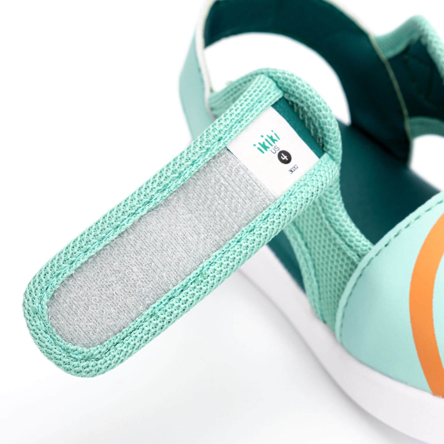 Vintage Rainbow Squeakerless Toddler Sandals | Teal Squeakerless Sandals ikiki® Shoes 