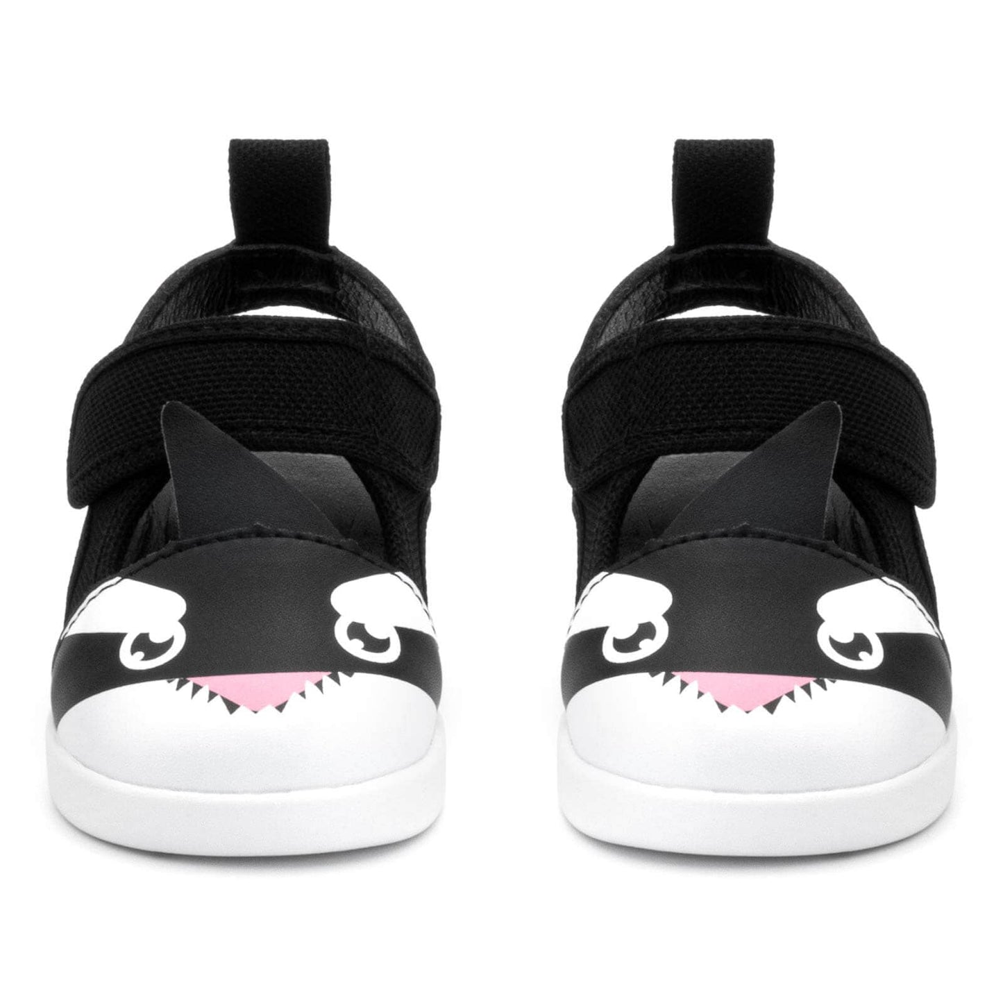 Killer Whale Squeaky Toddler Sandals | Black Squeaky Sandals ikiki® Shoes 