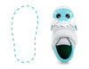 Yeti Squeaky Single Shoes | White/Gray Shoes ikiki® Shoes Size 3 White Right Shoe Only