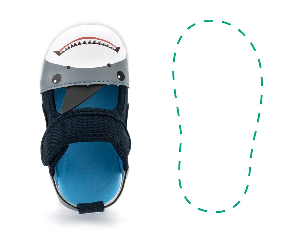 
                  
                    Shark Squeaky Single Sandals | Blue ikiki® Shoes 4 Blue Left
                  
                