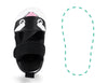 Killer Whale Squeaky Single Sandals | Black ikiki® Shoes 3 Black Left Shoe Only